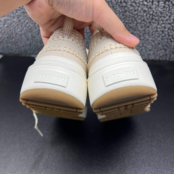 Skechers Cordova Saw Day Off Sneakers Shoes Women 9 Beige Natural SN 185240 New - Picture 8 of 9